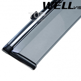 Дефлекторы на окна Well Visors Chrome на Toyota Camry V40 (6)