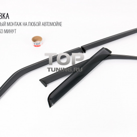 Дефлекторы на окна Well Visors Premium на Nissan Juke