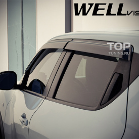 Дефлекторы на окна Well Visors Premium на Nissan Juke