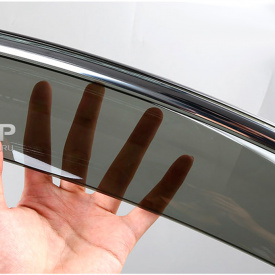 Дефлекторы на окна Well Visors Premium на Mazda 3 BK