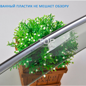 Дефлекторы на окна Chrome на Hyundai Solaris