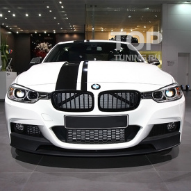 Передний бампер M Style Performance на BMW 3 F30 в сборе с губой
