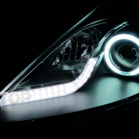 Передние фары Guardian GT на Nissan Teana 2 (J32)