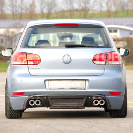 Накладка на задний бампер  Rieger Lite на VW Golf 6