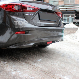 Диффузор заднего бампера RX на Mazda 3 BM