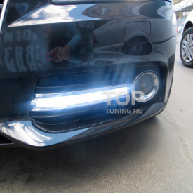 Дневные ходовые огни LED Star на Audi A4 B8