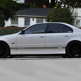 Накладки на пороги Prior Design на BMW 5 E39