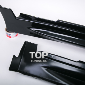 Накладки на пороги  MGS ABS - Рестайлинг на Honda Accord 7