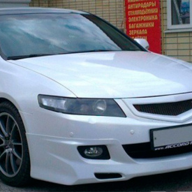 Решетка радиатора Mugen Рестайлинг с сеткой на Honda Accord 7