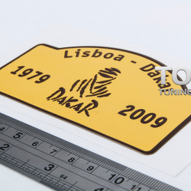Наклейка Lisboa Dakar 100x60