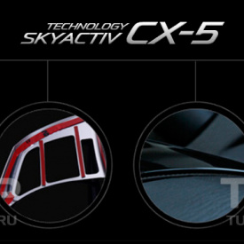 Вставки в руль Skyactiv Premium на Mazda CX-5 1 поколение