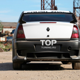 Задний бампер Power DM на Renault Logan
