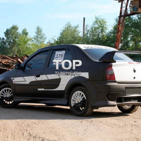 Задний бампер Power DM на Renault Logan