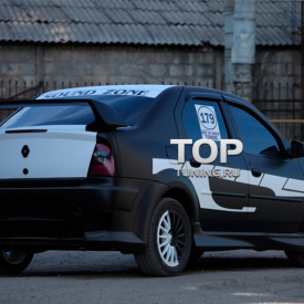 Задний бампер Power DM на Renault Logan