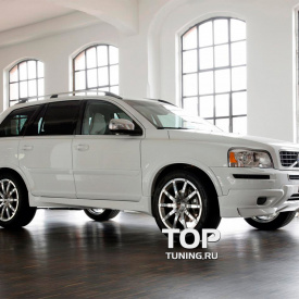 Накладки на пороги  X-CAR Sportiv на Volvo XC90 1