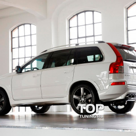 Накладки на пороги  X-CAR Sportiv на Volvo XC90 1