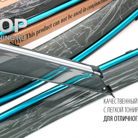 Дефлекторы окон Epic с кронштейнами на Mazda CX-5 1 поколение