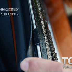 Дефлекторы окон Epic с кронштейнами на Mazda CX-5 1 поколение