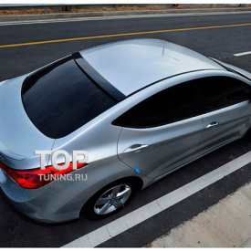 Спойлер крышки багажника M&D LED на Hyundai Elantra 5 (Avante MD)