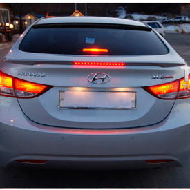 Спойлер крышки багажника M&D LED на Hyundai Elantra 5 (Avante MD)