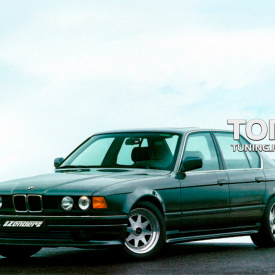 Накладки на пороги Zender на BMW 7 E32