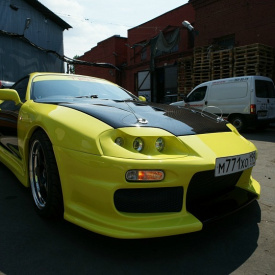 Передняя модульная оптика TOP Style на Toyota Supra 80