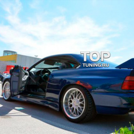 Накладки на пороги Rieger на BMW 8 E31