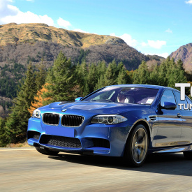 Передний бампер M5 на BMW 5 F10