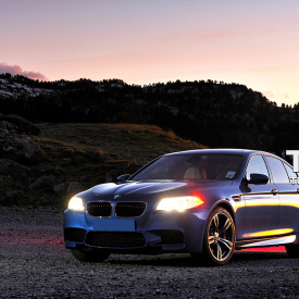 Передний бампер M5 на BMW 5 F10