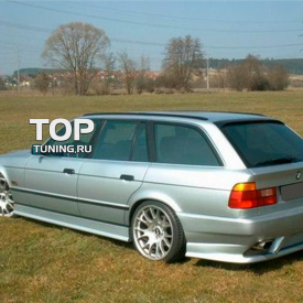 Накладки на пороги Seidl на BMW 5 E34