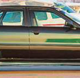 Накладки порогов GT на Audi 80 B3