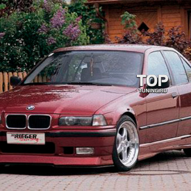 Юбка на передний бампер Rieger на BMW 3 E36
