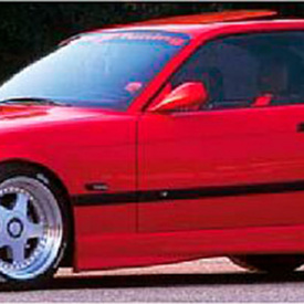 Юбка на передний бампер Rieger на BMW 3 E36