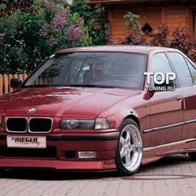 Накладки на пороги Rieger на BMW 3 E36