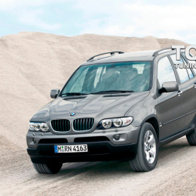 Передние крылья рестайлинг на BMW X5 E53