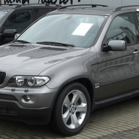 Передние крылья рестайлинг на BMW X5 E53