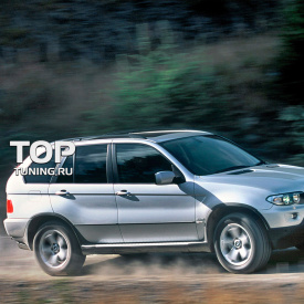 Передние крылья рестайлинг на BMW X5 E53