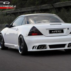 Задний бампер - Обвес NTC на Mercedes SLK R170