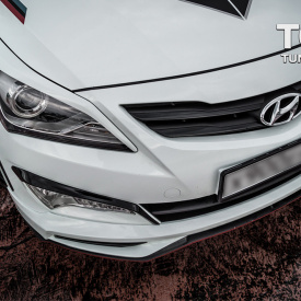 Аэродинамический обвес Zeus на Hyundai Solaris