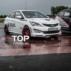 Реснички Zeus на Hyundai Solaris