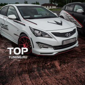 Реснички Zeus на Hyundai Solaris