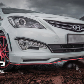 Реснички Zeus на Hyundai Solaris