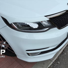 Реснички (рестайлинг) на Kia Rio 3