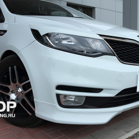 Реснички (рестайлинг) на Kia Rio 3