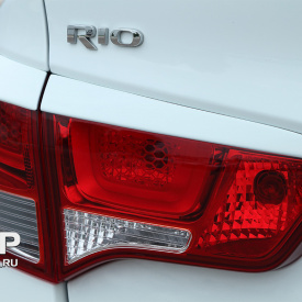Реснички на задние фонари (Рестайлинг) на Kia Rio 3