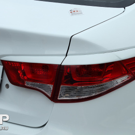 Реснички на задние фонари (Рестайлинг) на Kia Rio 3