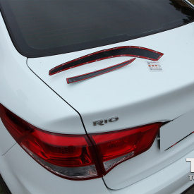 Реснички на задние фонари (Рестайлинг) на Kia Rio 3
