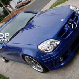 Передний бампер Rieger на Mercedes SLK R170