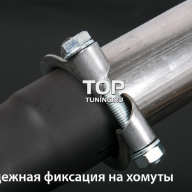 Раздвоенный выхлоп на Toyota Land Cruiser 200