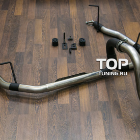 Раздвоенный выхлоп на Toyota Land Cruiser 200